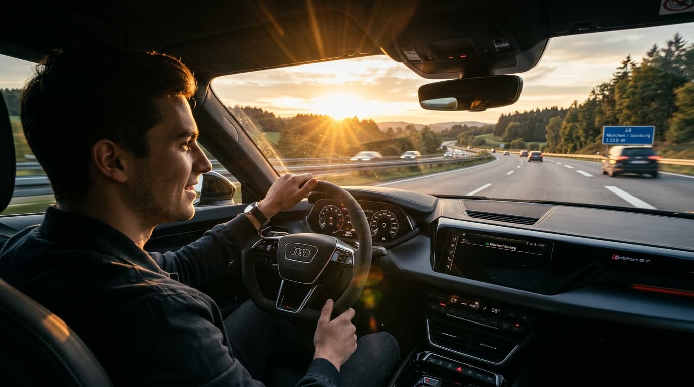 Fahrschule Geis — Auf der Straße in Klein-Welzheim